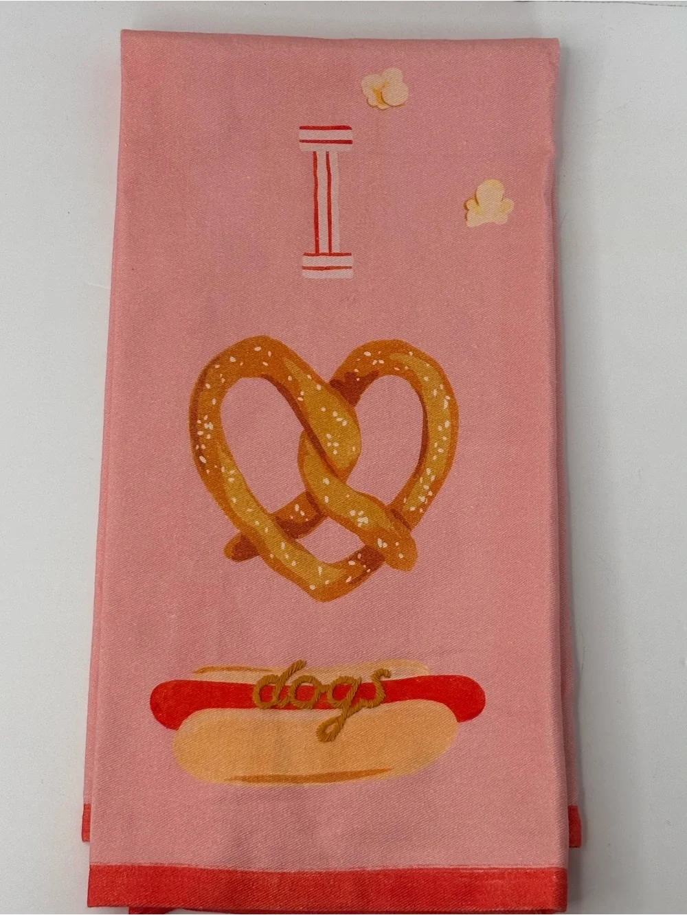 Anthropologie “I Love Dogs”  Dish Towel By Artist Kimberly Lolk NWT